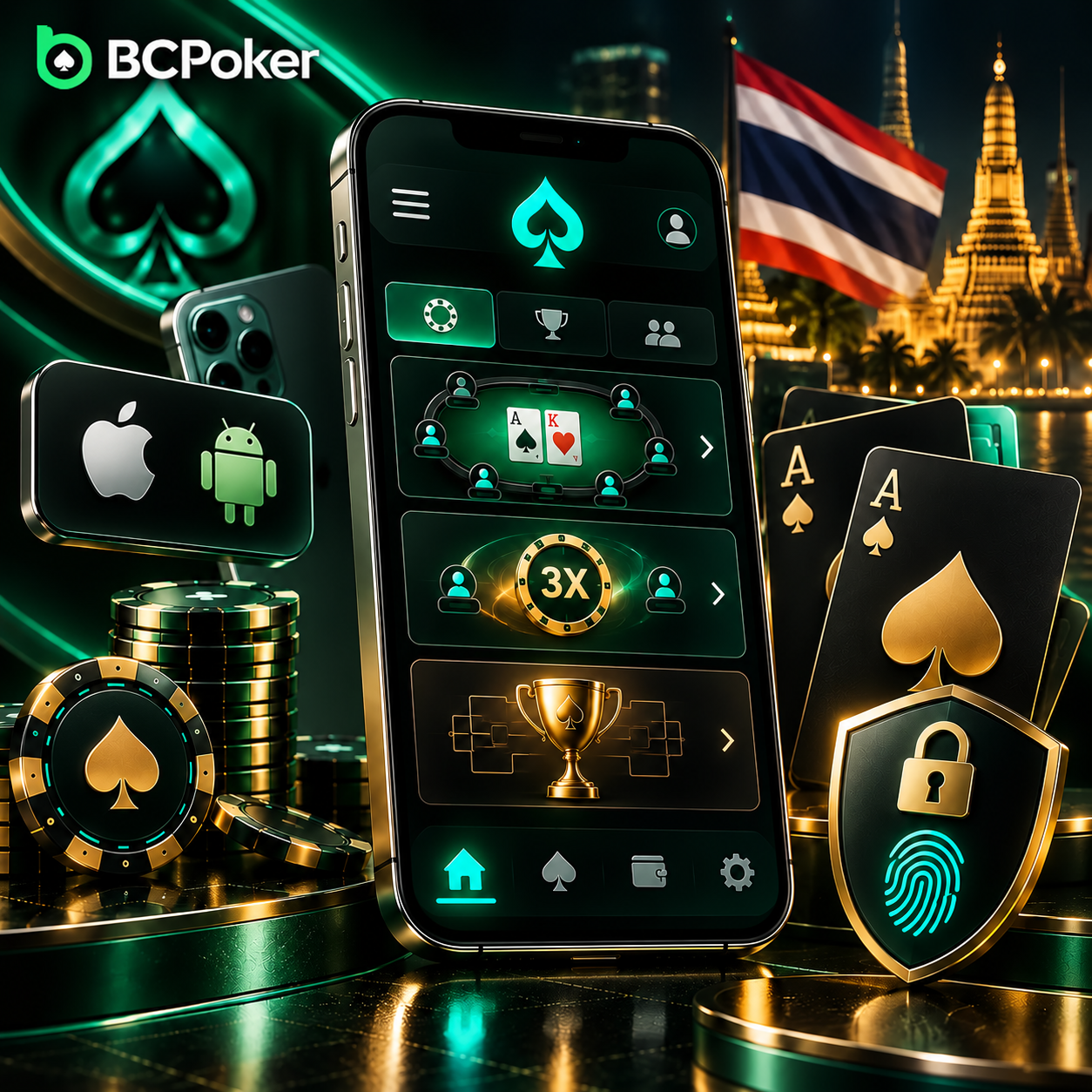 BCPoker Thailand mobile app banner