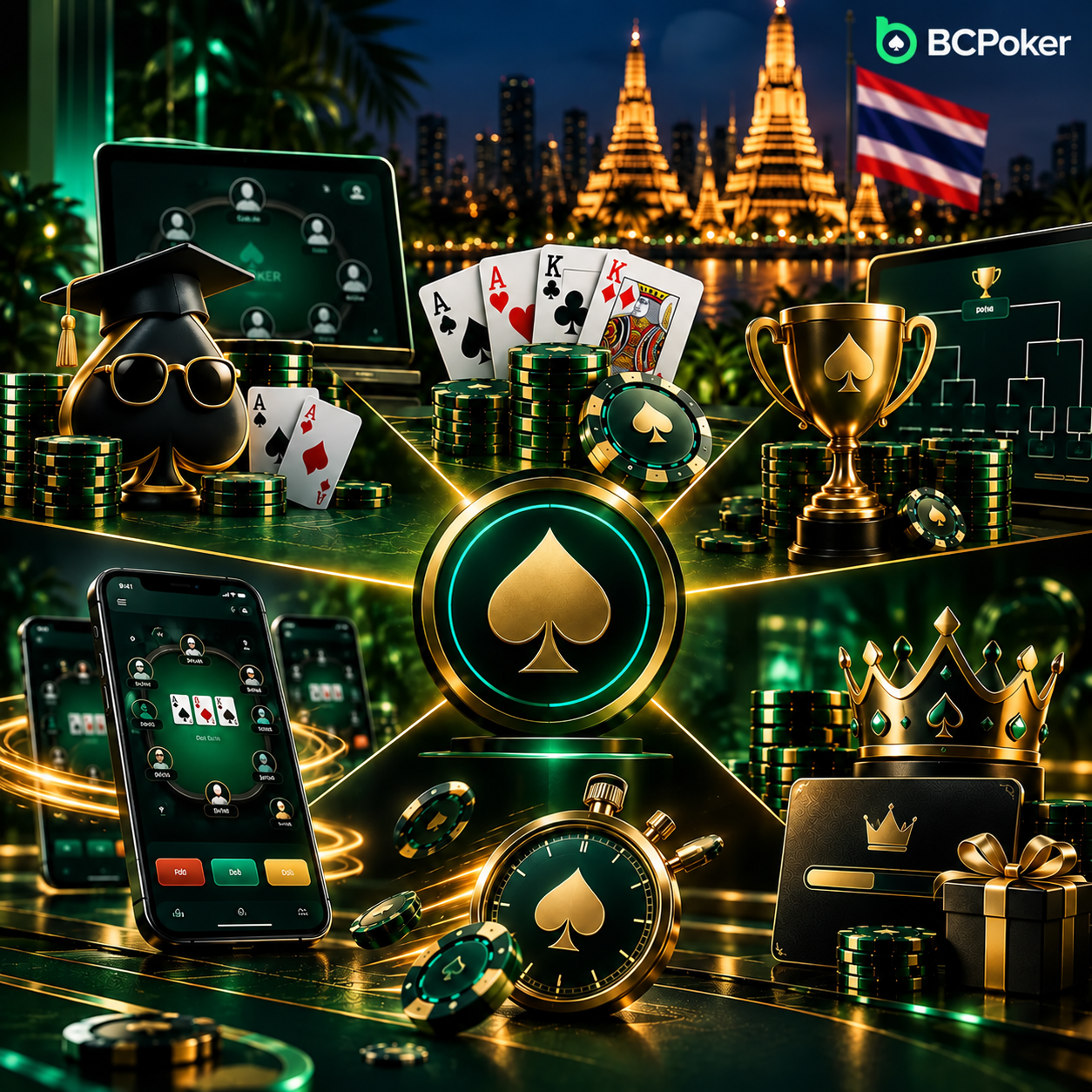 BCPoker Thailand poker formats banner