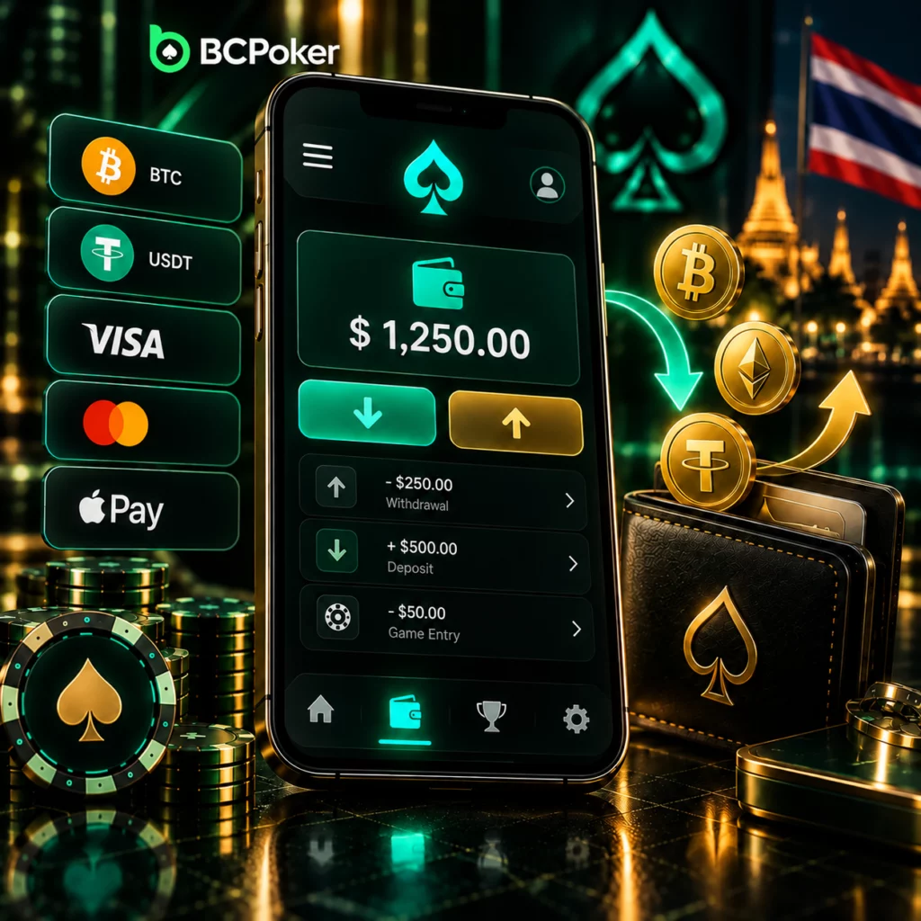 BCPoker wallet balance management